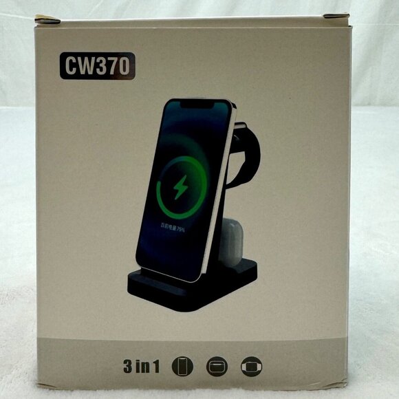 3 in 1 Charging Dock for iPhone & Airpods (Lighting) & Apple Watch (Wireless) - Picture 8 of 11